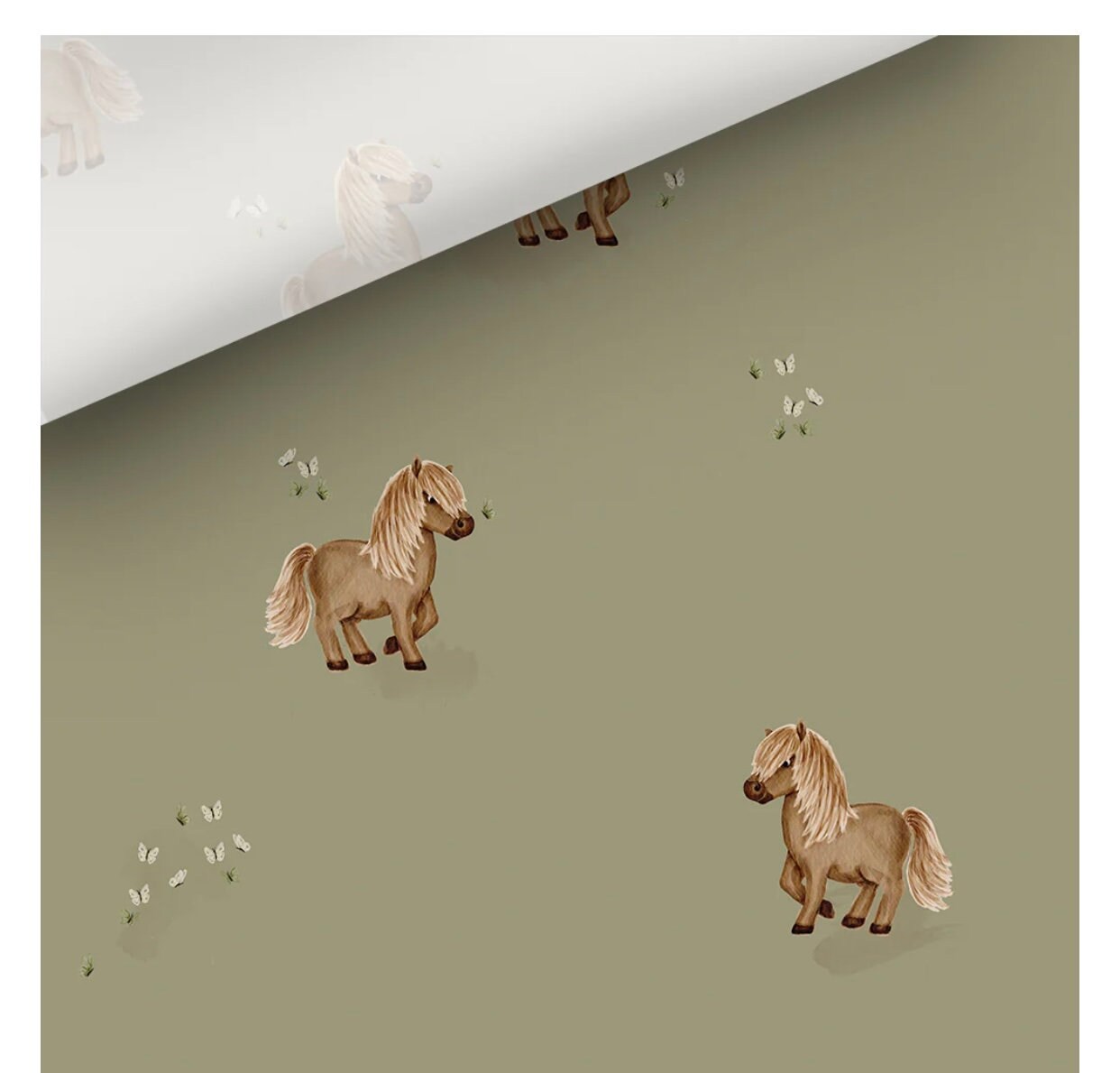 Regenjacke für Kinder / Softshelljacke / Matschjacke / Jacke mit Ponys / Allwetterjacke für Kinder