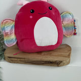 Kuscheltier mit Namen, personalisiertes Kuscheltier, personalisiertes Stofftier, Kuscheltier Pony, Kuscheltier Schmetterling, bestickt