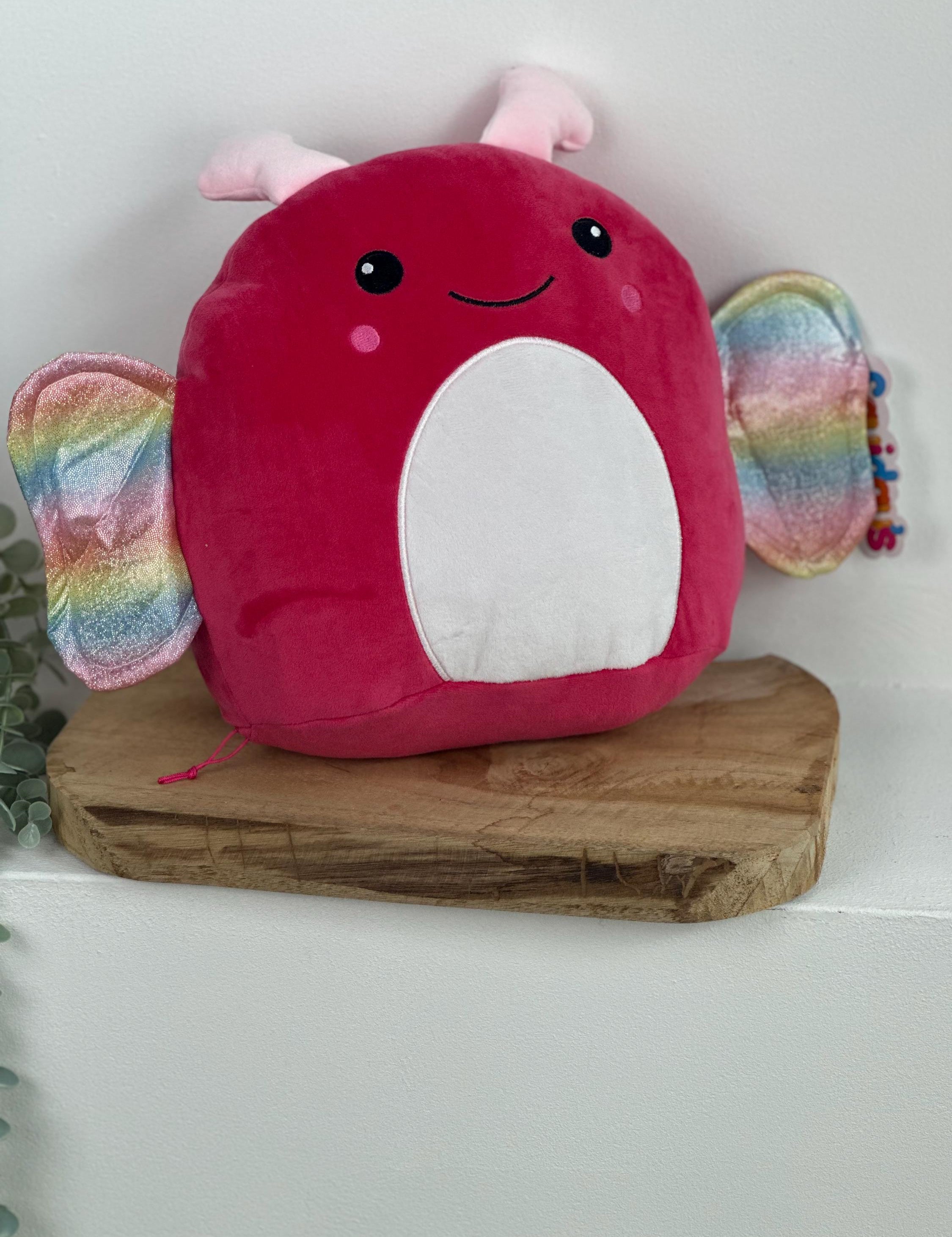 Kuscheltier mit Namen, personalisiertes Kuscheltier, personalisiertes Stofftier, Kuscheltier Pony, Kuscheltier Schmetterling, bestickt